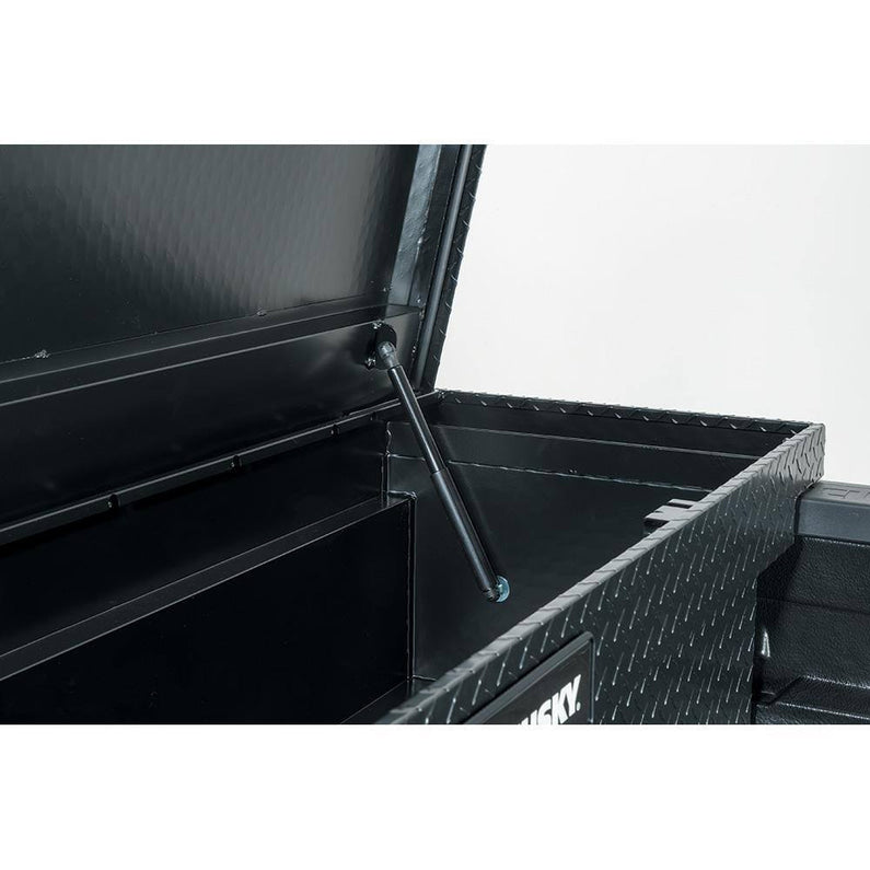 Husky 61.86 Matte Black Aluminum Low Profile Truck Box for Mid-Size Trucks