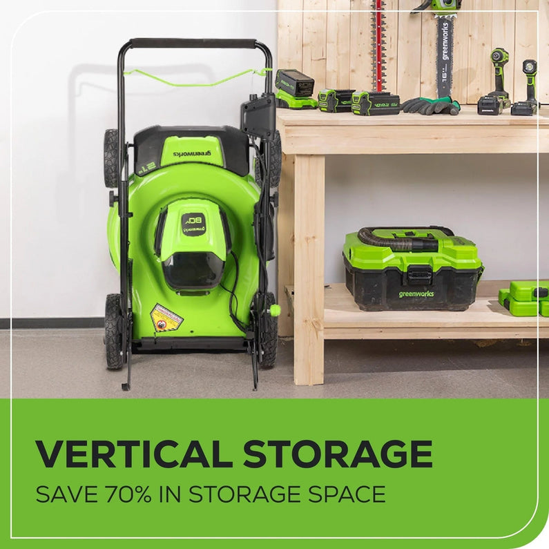 Greenworks 80V 21" Brushless Cordless Lawn Mower