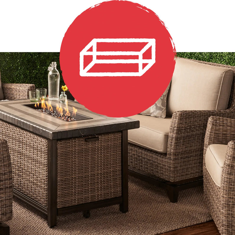 Agio 5-piece Fire Outdoor Seating Set