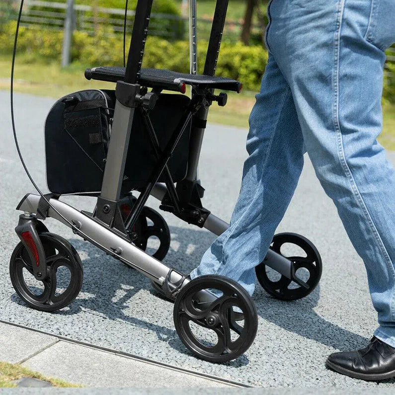 Heavy Duty Standing Upright Rollator Senior Walker