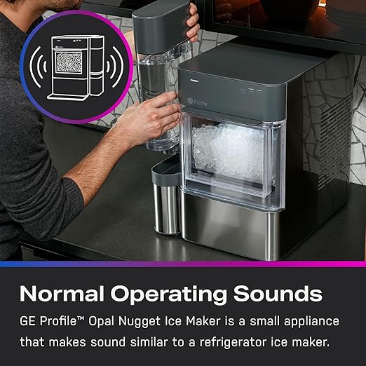 $106.39 Today Only GE Ice Maker - 38 lbs/day + Free Ice Bucket & Scoop