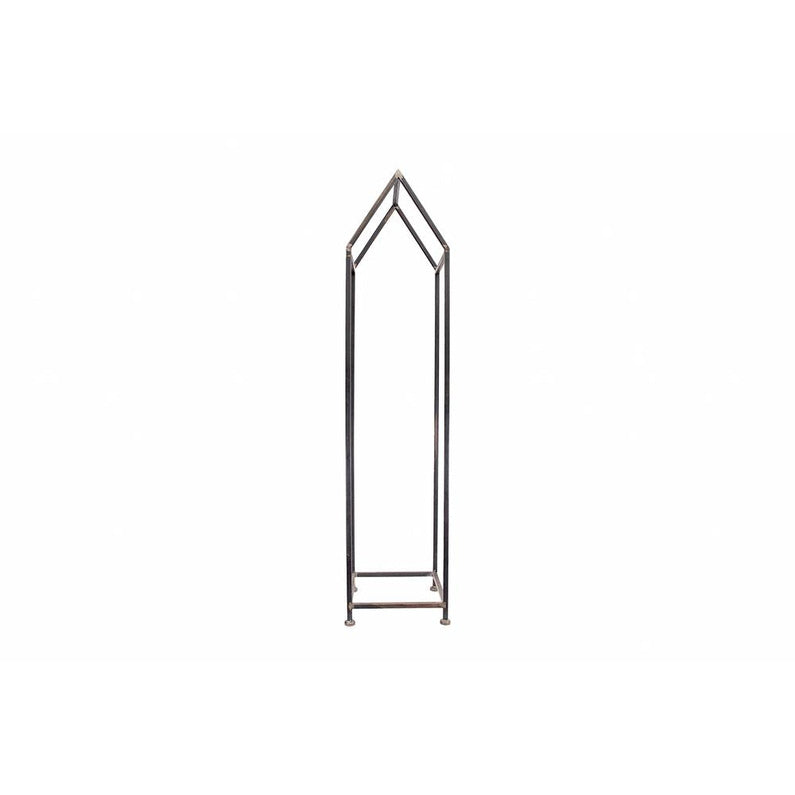 3R Studios House Shaped Metal Log Holder