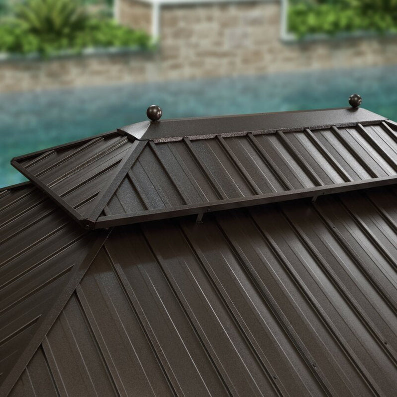 16 Ft. W x 12 FT. D Aluminum Patio Gazebo