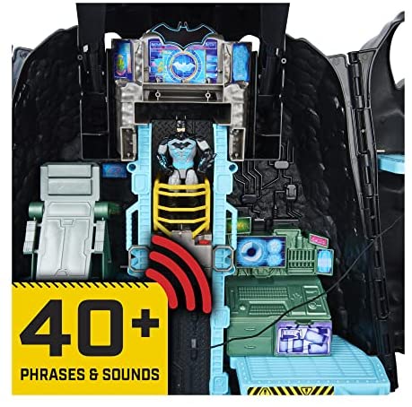 Batman, Bat-Tech Batcave, Giant Transforming Playset with Exclusive 4 Batman Figure and Accessories