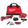 2836-21 M18 FUEL 18V Lithium-Ion Cordless Brushless Oscillating Multi-Tool Kit with one 5.0 Ah Battery, Charger and Tool Bag
