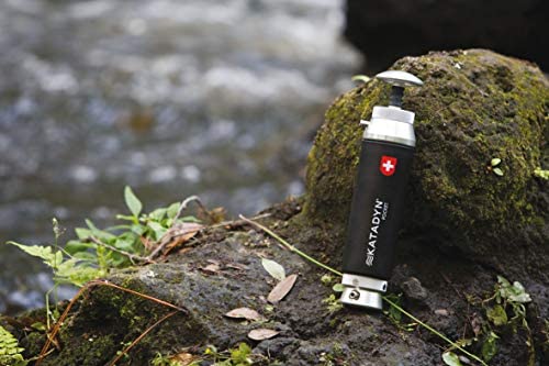Katadyn Pocket Water Filter, Long Lasting for Personal or Small Group Camping, Backpacking or Emergency Preparedness