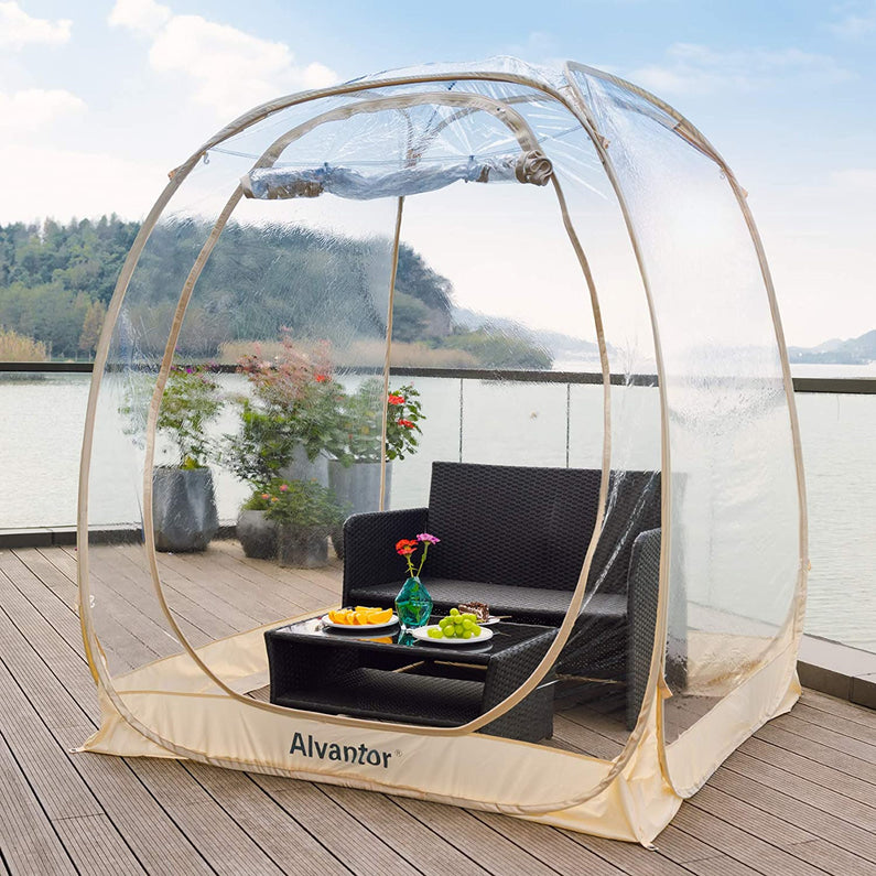 Alvantor Bubble Tent Pop Up Gazebo, 8-10 Person Igloo Dome Garden Patio Canopy Shelter