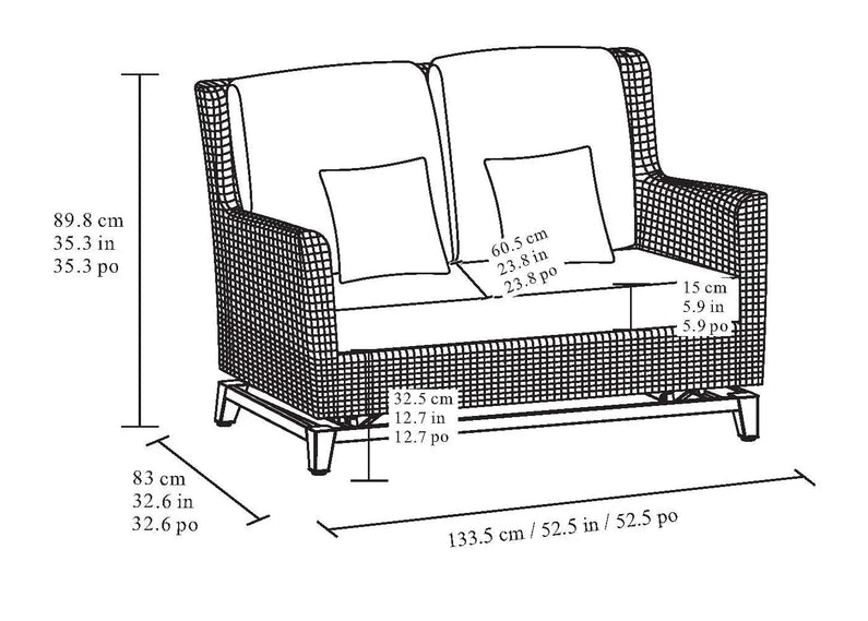 Agio 5-piece Fire Outdoor Seating Set