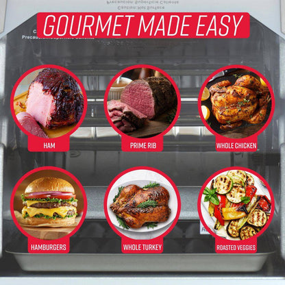 Digital Platinum Showtime Countertop Rotisserie Oven ST5000PLAT