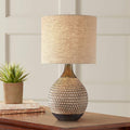 360 Lighting Emma Brown Ceramic Mid-Century Table Lamp