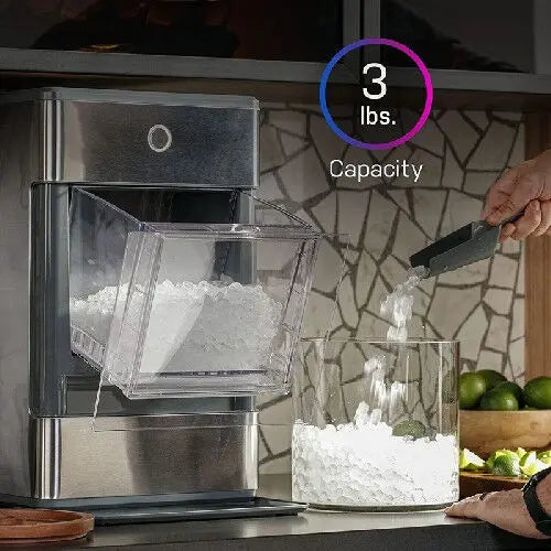 $106.39 Today Only GE Ice Maker - 38 lbs/day + Free Ice Bucket & Scoop