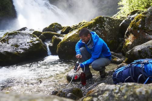 Katadyn Pocket Water Filter, Long Lasting for Personal or Small Group Camping, Backpacking or Emergency Preparedness