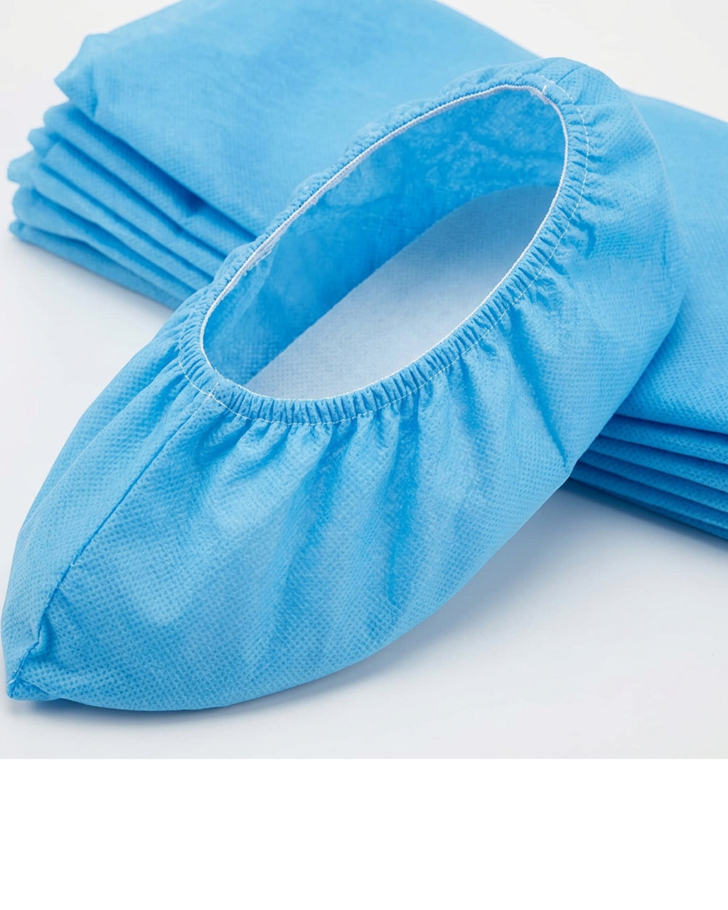 Gwhnv Disposable Nonwoven Shoe Covers 100 Count Blue - Detail view